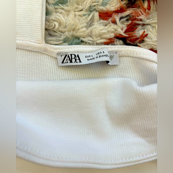 Zara strappy cut out white fitted dress - Picture 4 of 7